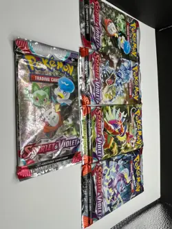 Pokemon TCG Scarlet and Violet Base x1 Booster Pack Sealed - Image 3