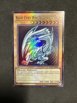 Blue-Eyes White Dragon (Version 2) LCKC-EN001 Legendary Collection Kaiba Foil - Image 1
