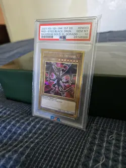 Yu-Gi-Oh! TCG Red-Eyes Black Dragon MGED-EN003 Maximum Gold El Dorado PSA 10 - Image 3