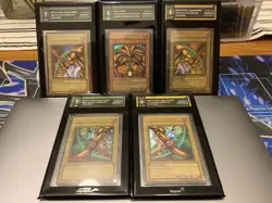 Exodia the Forbidden One LOB-124 Unlimited - Full Set - Graded - Image 1