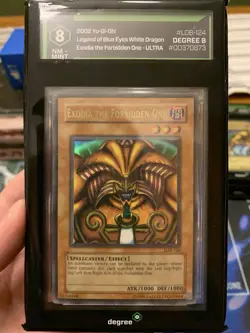 Exodia the Forbidden One LOB-124 Unlimited - Full Set - Graded - Image 2