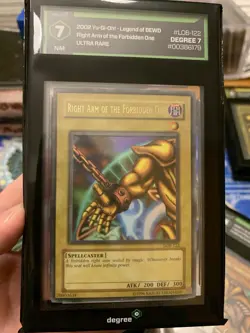 Exodia the Forbidden One LOB-124 Unlimited - Full Set - Graded - Image 3