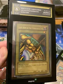 Exodia the Forbidden One LOB-124 Unlimited - Full Set - Graded - Image 4