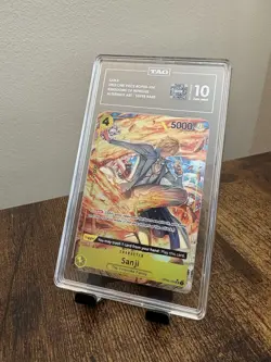 One Piece Sanji OP04-104 Kingdoms of Intrigue Alternate Art Super Rare TAG 10 - Image 3