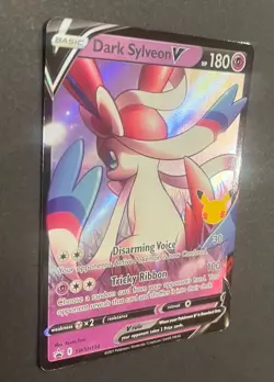 Dark Sylveon V SWSH134 Celebrations Promo LP Holo Pokemon Card - Image 3