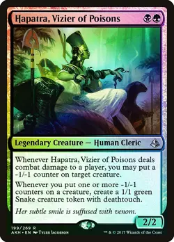 Hapatra, Vizier of Poisons FOIL Amonkhet HEAVILY PLD Rare CARD ABUGames - Image 1