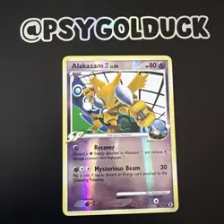 Pokemon Card Alakazam SP Platinum Rising Rivals 38/111 Reverse Holo A30 - Image 1