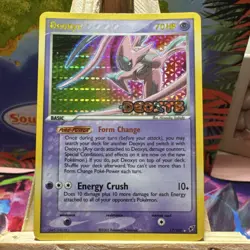 Pokemon Deoxys Stampes 17/107 EX Deoxys Rare Holo 2005 Card - Image 1