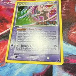 Pokemon Deoxys Stampes 17/107 EX Deoxys Rare Holo 2005 Card - Image 4