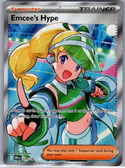 Emcee's Hype 220/182 SV10: Destined Rivals - Pokemon Card - NM - Image 1