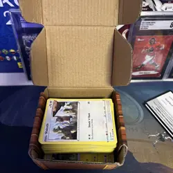 Lot Of 220ct Pokemon Bulk Trading Cards in Collectable Tin - Image 2