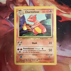 Pokemon Card Chameleon 24/102 Uncommon 1999 Vintage Base Set - Image 1
