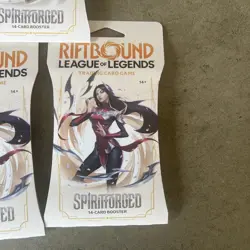 Riftbound League of Legends Spiritforged Booster Pack Lot (5) Sealed 14 Card TCG - Image 2
