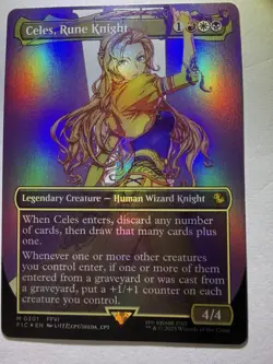Celes, Rune Knight (Borderless) Commander: Final Fantasy Foil (M 0201) - Image 3
