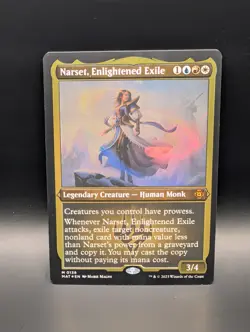 MTG - Narset, Enlightened Exile - FOIL ETCHED - Leg Creature - MAT #138 - Mythic - Image 1