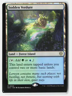 Sodden Verdure R Normal Commander: Lorwyn Eclipsed 24 NM Miscut - Image 1