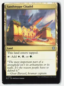 Sandsteppe Citadel U Normal Commander: Lorwyn Eclipsed 164 NM Miscut - Image 1