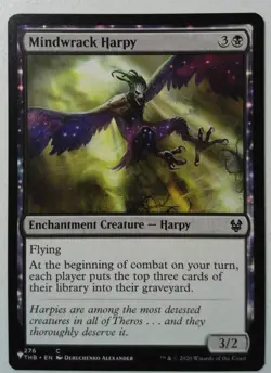 Mindwrack Harpy *Common* Magic MtG x1 The List - Image 1