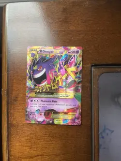 M Gengar EX (121 Secret Rare) 121/119 XY - Phantom Forces Holo Pokemon Card - Image 1