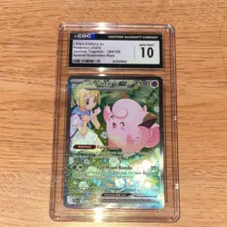 Lillie's Clefairy ex Pokemon TCG CGC 10 Special Illustration Rare Holo 184/159 - Image 1