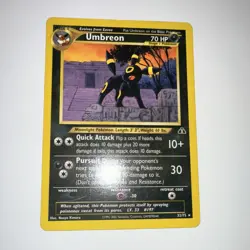 Pokemon Umbreon Neo Discovery Rare 32/75 Unlimited 2001 70 HP English - Image 1