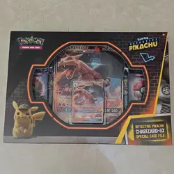 Pokemon Detective Pikachu Charizard-GX Special Case File Box Booster English - Image 1