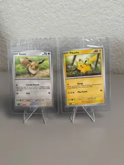 Pokemon Together Stamped Pikachu and Eevee Sealed 025 133/ 165 Pokemon TCG - Image 1