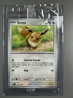 Pokemon Together Stamped Pikachu and Eevee Sealed 025 133/ 165 Pokemon TCG - Image 3