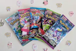 5 x Different Japanese Pokemon Booster Packs-Brand New Sealed- Pokemon TCG - Image 1