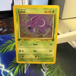 Pokemon TCG 1st Edition Zubat 70/82 - Team Rocket - Image 1