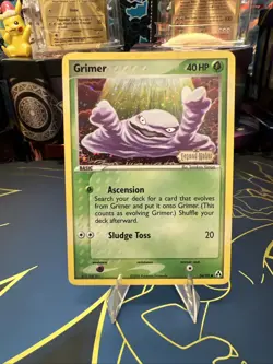 Pokemon TCG Grimer EX Stamped Legend Maker 54/92 Holo Common 2006 - LP - Image 1
