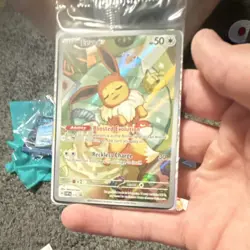Pokemon Eevee SVP030 Scarlet & Violet Promo Full Art Holo Basic 50 HP 30 Attack - Image 1