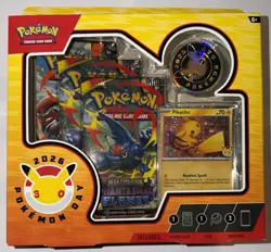 Pokemon TCG PokemonDay 2026 Collection Box 30th Anniversary Pikachu Promo Sealed - Image 1