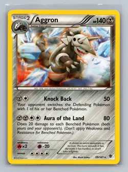 Aggron 59/101 Rare Plasma Blast Pokemon Near Mint - Image 1