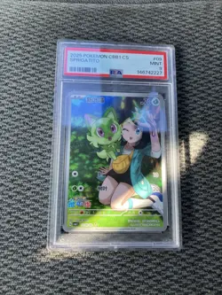 2025 POKEMON SIMPLIFIED CHINESE CBB1 C-GEM PACK VOL 1 #09 SPRIGATITO - Image 1