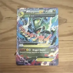 Pokemon M Rayquaza EX Roaring Skies Mega Evolution Holo Ultra Rare 61/108 - Image 1