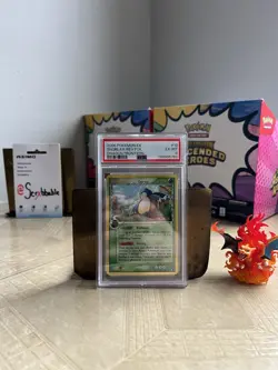 2006 POKEMON EX DRAGON FRONTIERS #10 - SNORLAX-REVERSE FOIL - PSA 6 - Image 1