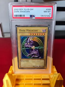 Yu-Gi-Oh! Dark Magician SDY-006 Vintage Graded PSA 8 - Image 1