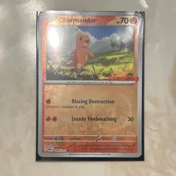 Pokemon Charmander Exclusive GameStop Promo Card 004/025 HP 70 English - Image 1