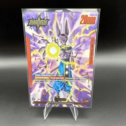 Dragon Ball Fusion World FB01 Beerus Leader Alt Art Holo Awaken 2 Cards FB01-002 - Image 1