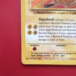 Pokemon Raichu Fossil Cards Lot of 2 14/62 29/62 1999 - Image 3