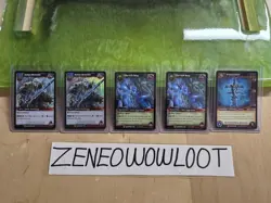 World of Warcraft Lich King & Arthas Menethil Time Walkers Card Foil WoW 23/30 - Image 1