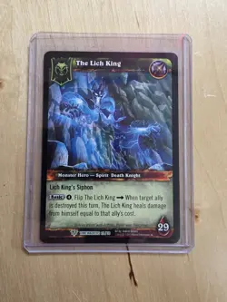 World of Warcraft Lich King & Arthas Menethil Time Walkers Card Foil WoW 23/30 - Image 2
