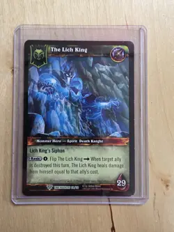 World of Warcraft Lich King & Arthas Menethil Time Walkers Card Foil WoW 23/30 - Image 4