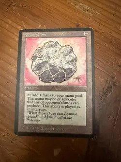 Magic the Gathering Fellwar Stone Artifact 1994 Regular English 2 Hoover - Image 1