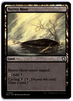 Barren Moor NM BLC Commander: Bloomburrow MTG - Image 1