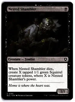 Nested Shambler NM BLC Commander: Bloomburrow MTG - Image 1
