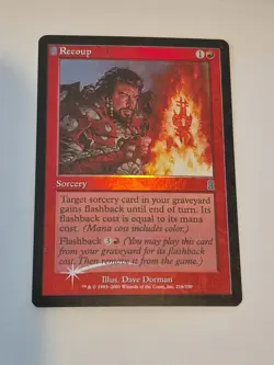 1x MTG rare Foil Recoup Odyssey MP x1 - Image 1