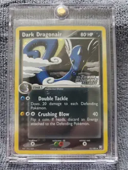 Pokemon Card Dark Dragonair 32/109 Ex Team Rocket Returns STAMPED - front damage - Image 1