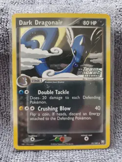 Pokemon Card Dark Dragonair 32/109 Ex Team Rocket Returns STAMPED - front damage - Image 2